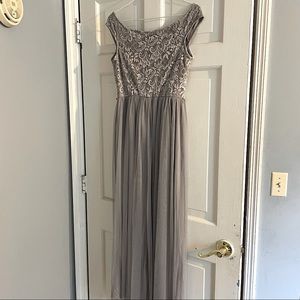 Silver Candalite Evening Dress